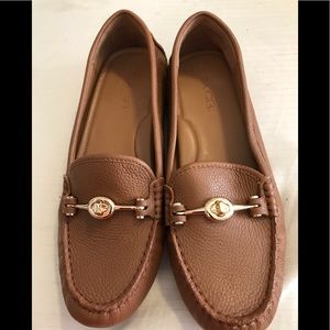 New Coach Arlene Pebble Leather Loafers Shoes